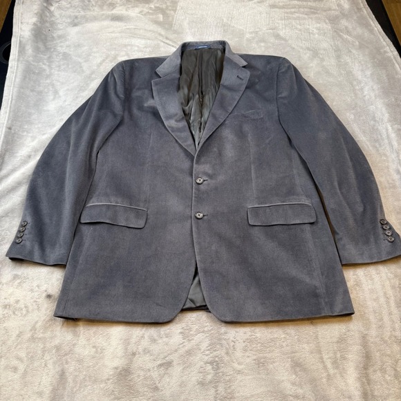 Ralph Lauren Dillard's Exclusive Gray Corduroy‎ Blazer Jacket 46L Men's